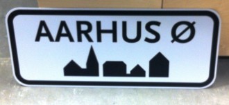 Væk er å'et i Aarhus, men byen har fået en ny bydel - Aarhus Ø. Se, det er logik. Foto: Rebekka Andreasen 